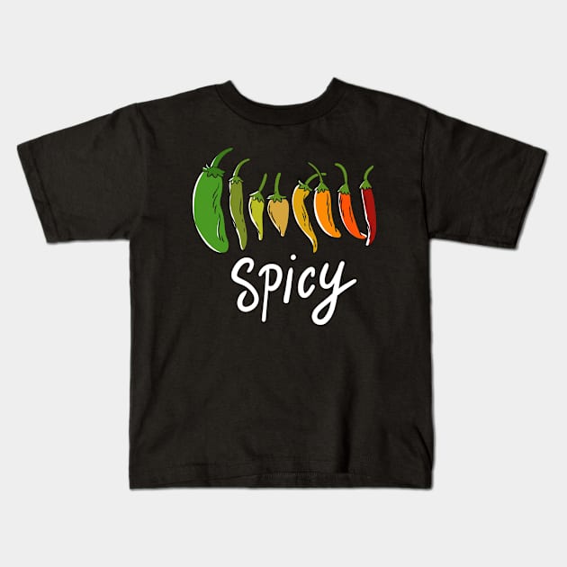 Spicy Chili Kids T-Shirt by CreativeGiftShop